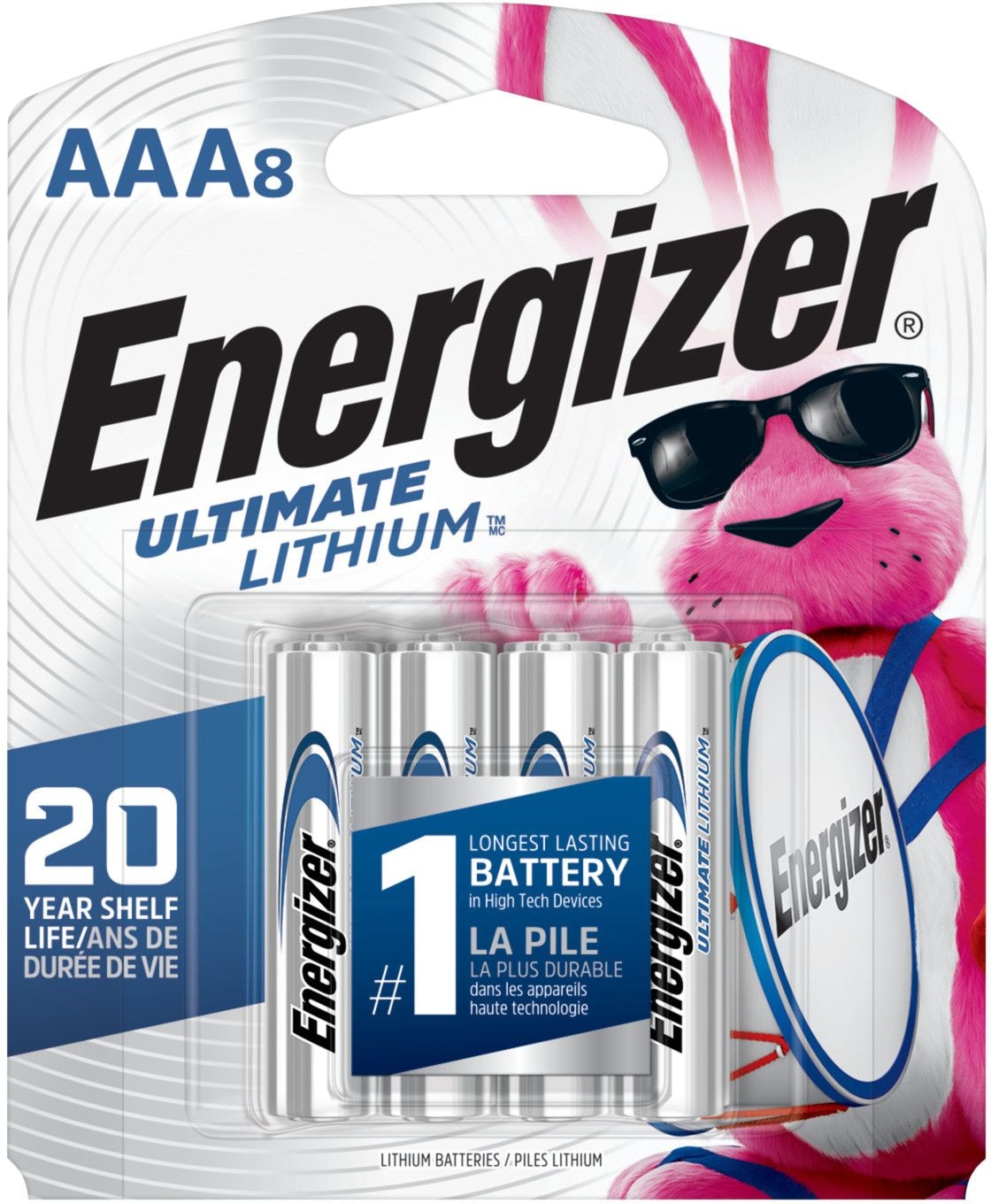 Ultimate Lithium AAA Batteries, 8-pk R7M1 - product image 2