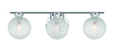 3-Light Chrome Vanity Light with Diamond Shades V1F3 - product image 4