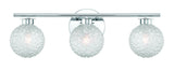 3-Light Chrome Vanity Light with Diamond Shades V1F3 - product image 5