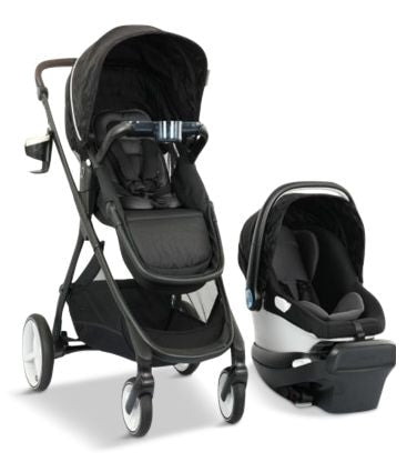 Shyft Intuiti Travel System with Revolve LiteMax NXT & Sensory Soothe Infant Car Seat O6Q1