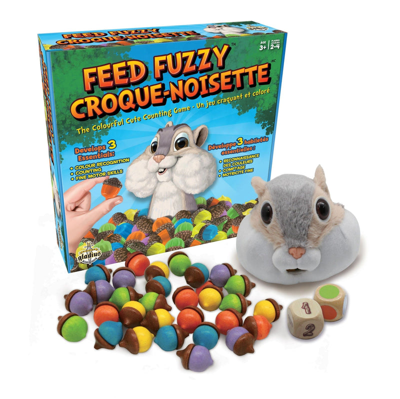 Fuzzy Colourful Counting Game, Bilingual, Ages 3+ M4I7