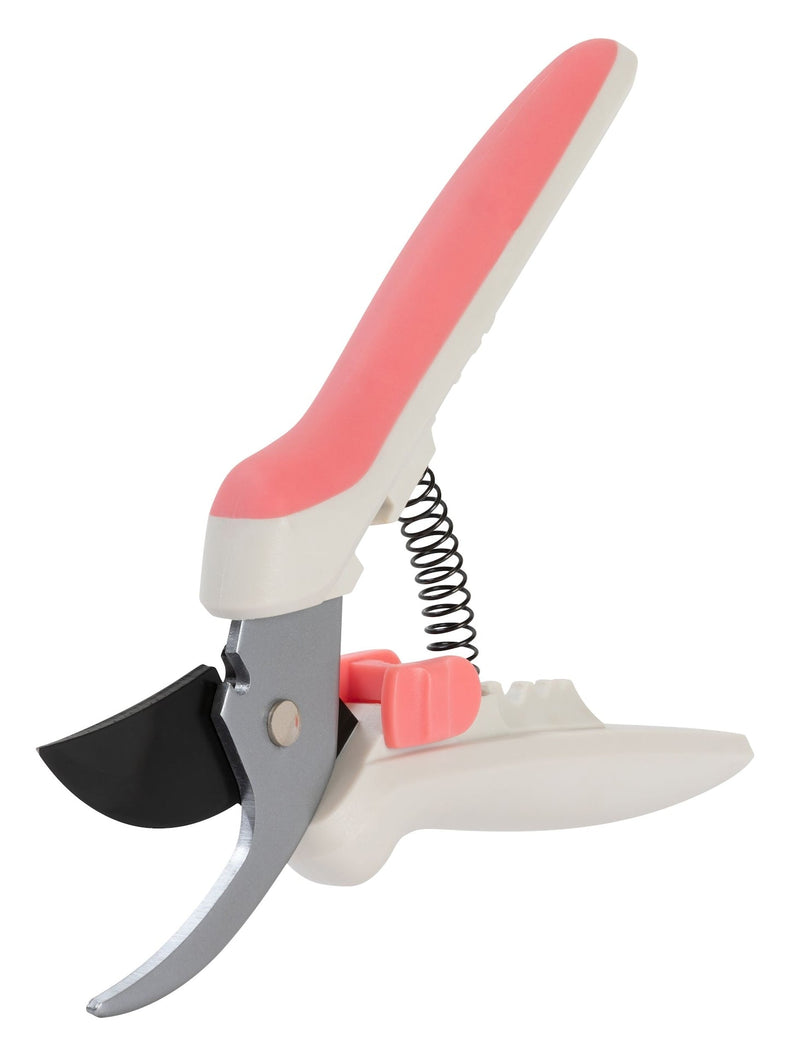Soft Grip Bypass Floral Pruning Shears with Stem Stripper and Wire Cutter I5B2