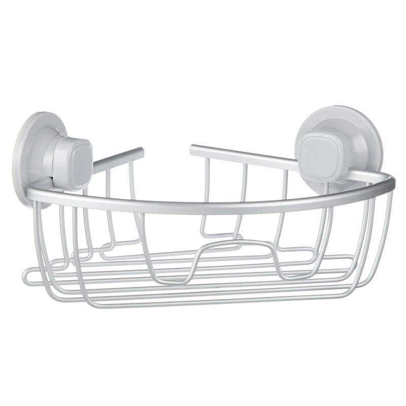 Aluminum Rust-Resistant Suction Corner Shower Caddy, 3-in x 10-in x 7.25-in O5N0