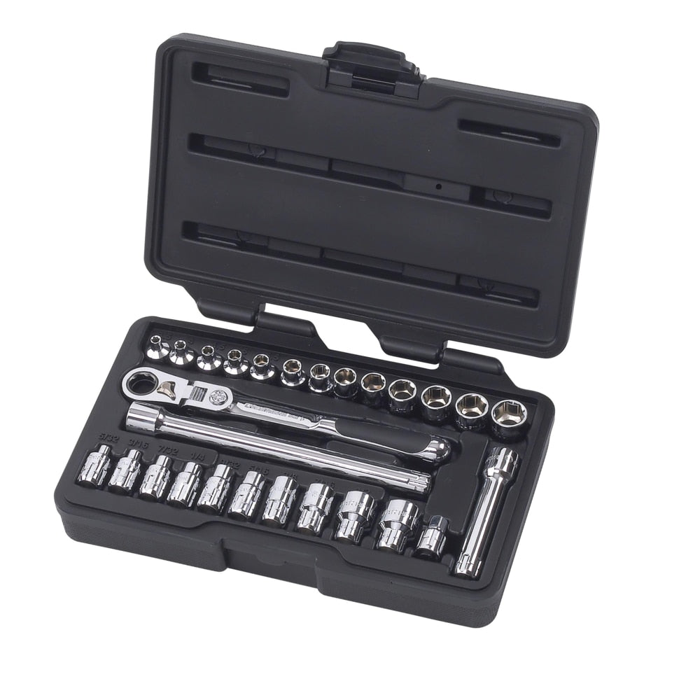 Pass-Thru 1/4-in Drive Socket Set 27-pc, SAE/Metric C8N1 - product image 1