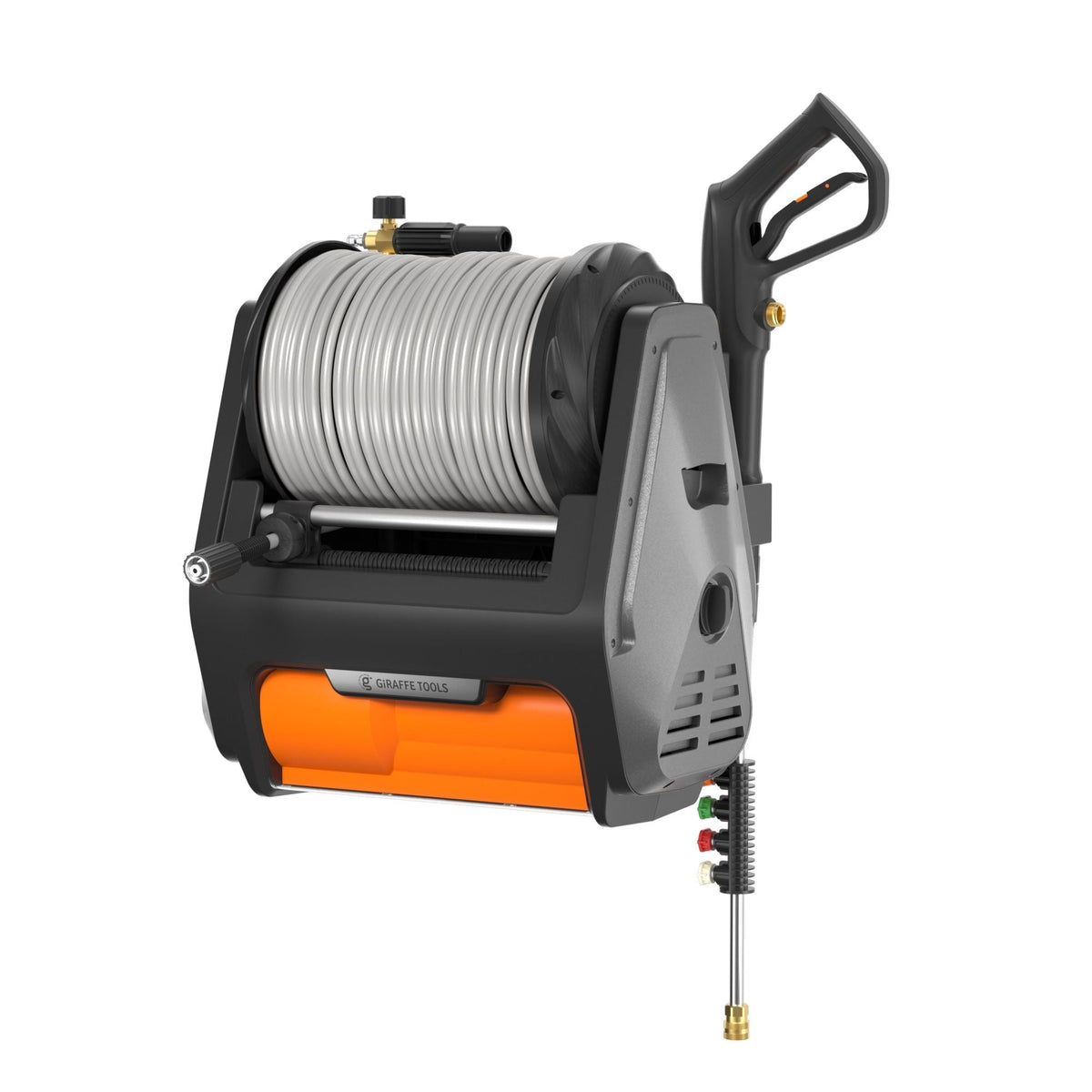 Tools Grandfalls Pro Wall Mounted 2700 PSI 1.6 GPM Brushless Retractable Electric Pressure Washer with 100-ft Hard Hose P2L7 - product image 2