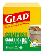 Small 100% Compostable Febreze Lemon Scented Food Waste Bags, 100-pk, 10-L C5B5 - product image 3