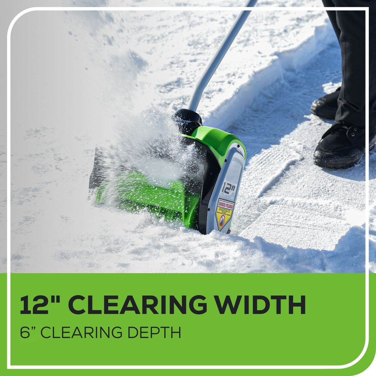40V Cordless Snow Shovel, 12-in (Tool Only) K1X6 - product image 5