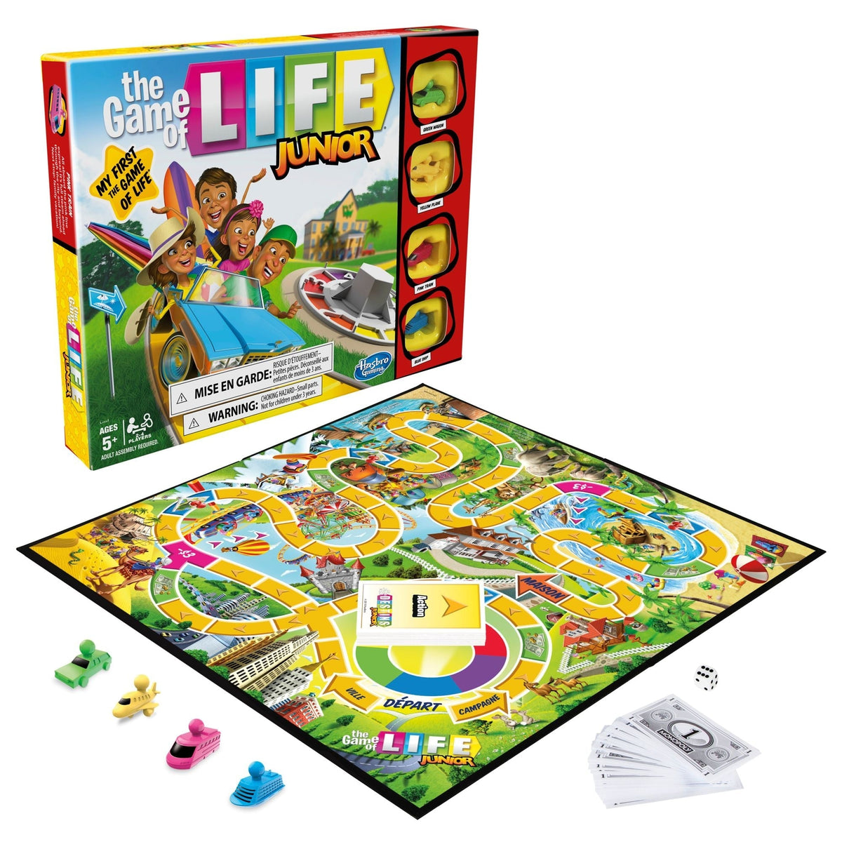 Games The Game Of Life Junior 2-4 Player Board Game, English/French, Ages 5+ Z8X3 - product image 1