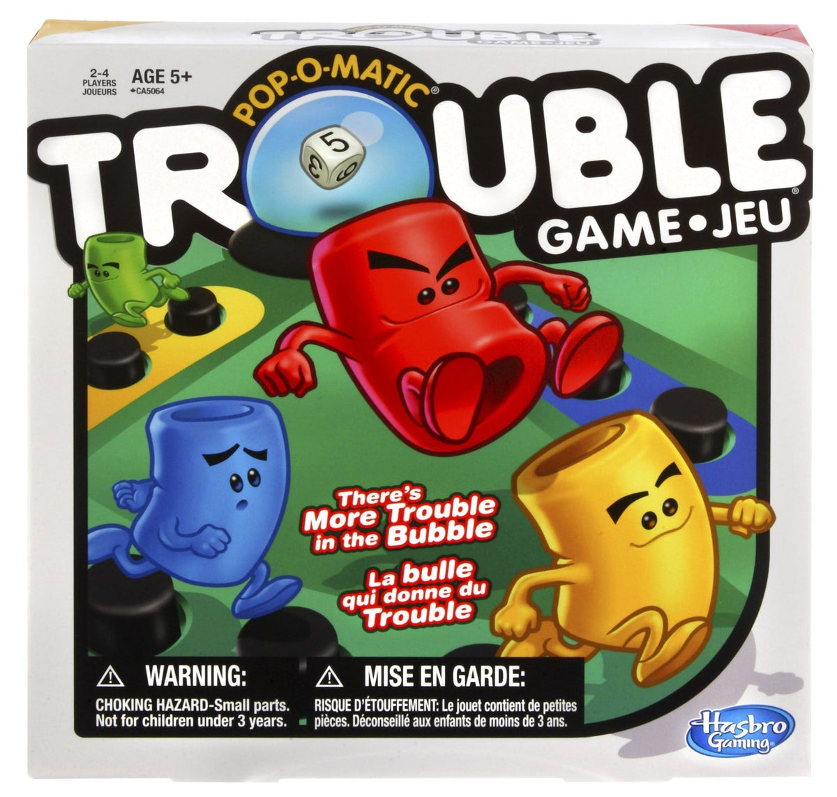 Trouble Board Game Set for Kids, Ages 5+ X6M1 - product image 1