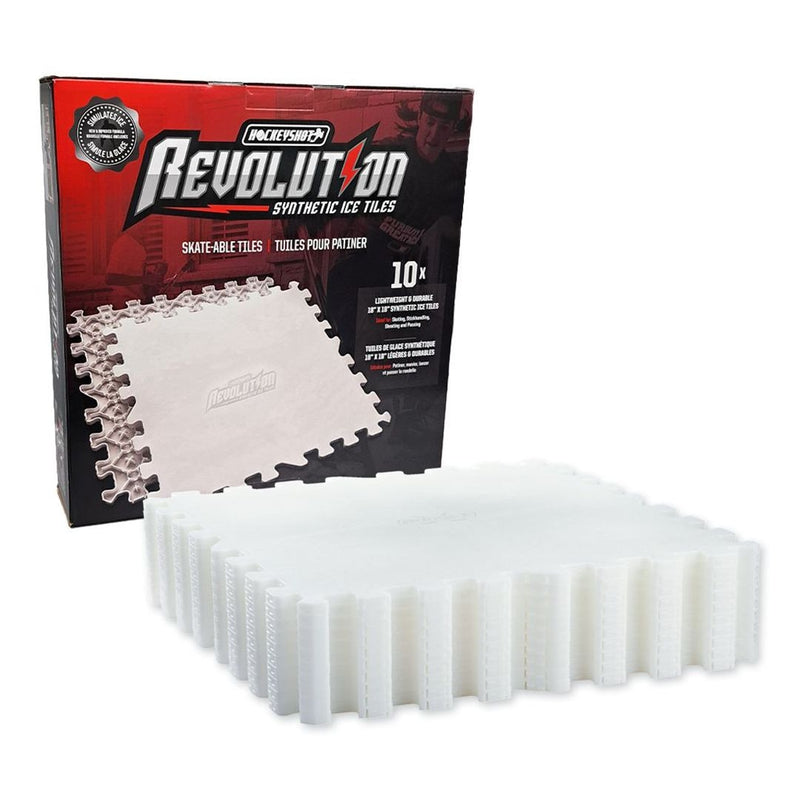 Synthetic Ice Revolution Skateable Tiles, 18-in x 18-in, 10-pk F7G7