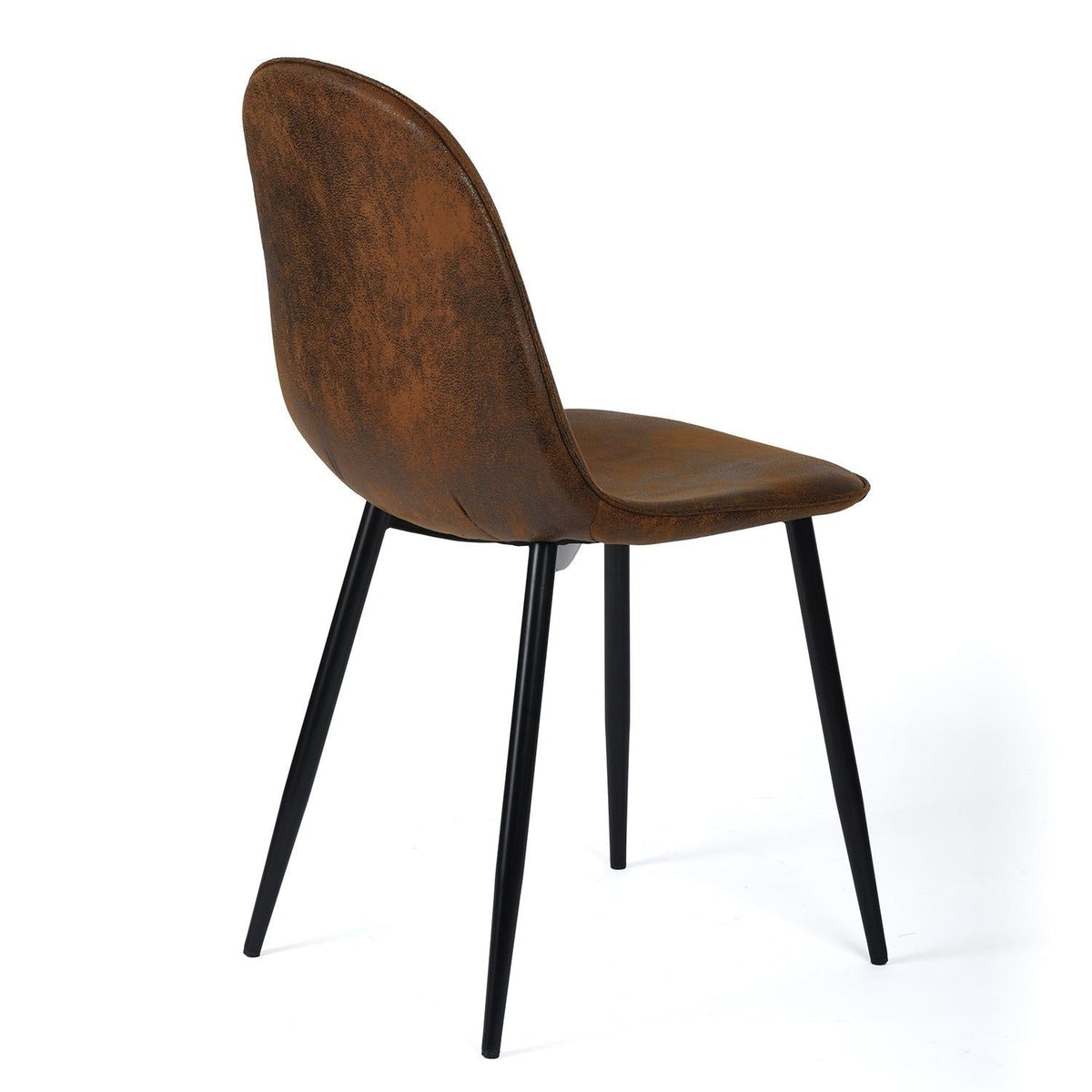 Mid-Century Dining Chairs, Brown Suede, 4-pk M6N5 - product image 7