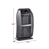 HCE840BC HeatGenius Multizone Ceramic Space Heater, 1500W, Black O4T5 - product image 8