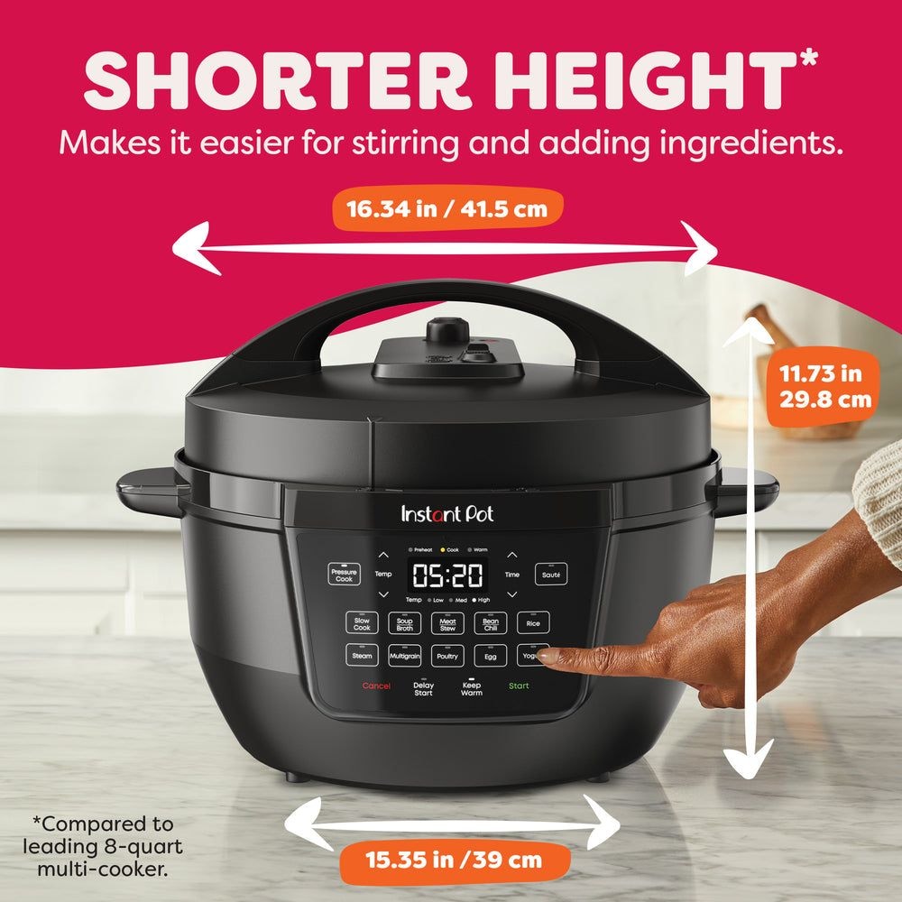 Pot Wide Base Pressure Cooker with Easy Release, 7.5-qt Y8W5 - product image 6