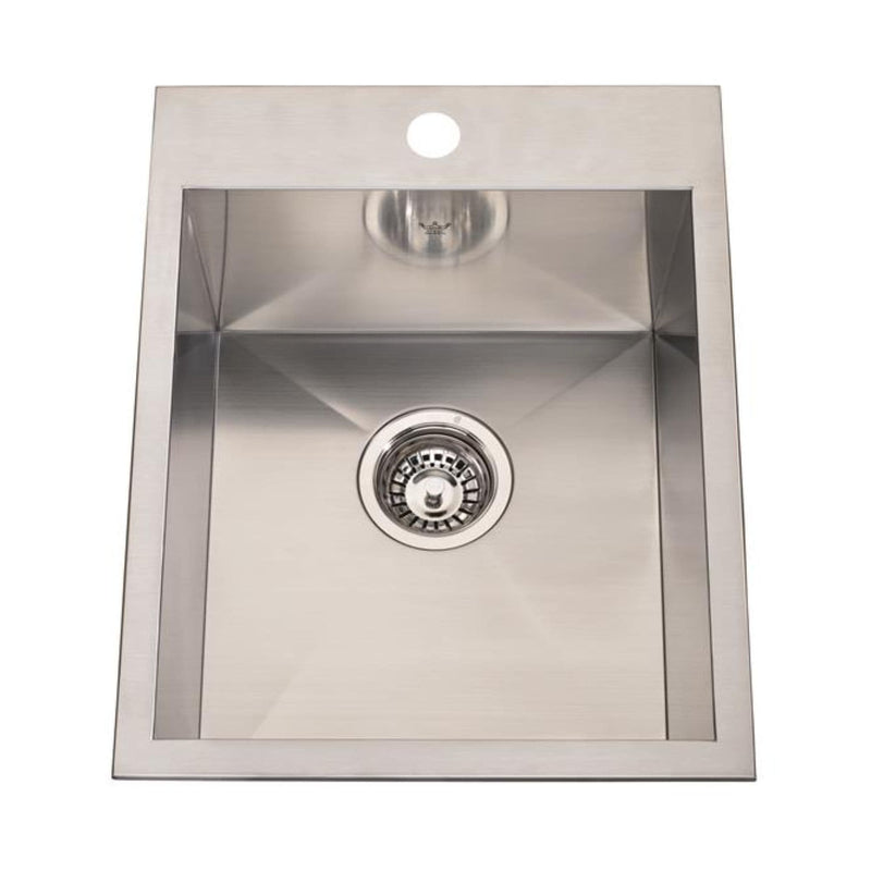 1-Hole/1-Bowl Dual Mount Stainless Steel Sink X2B8