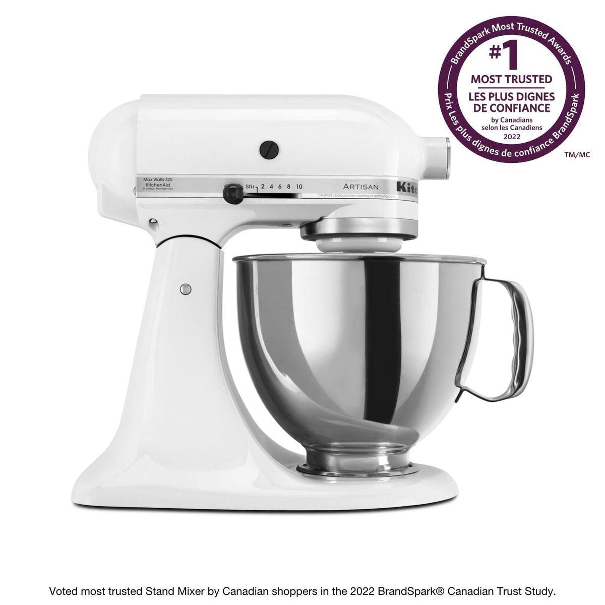 Artisan Series 5-Quart Tilt-Head Stand Mixer, White C2M6 - product image 8
