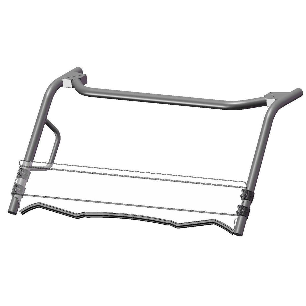 Hard Coated Half Fixed Windshield, Teryx'16 W8B2 - product image 1