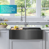 Britt Commercial Style Pull-Down Single Handle Kitchen Faucet, Matte Black F7P3 - product image 8