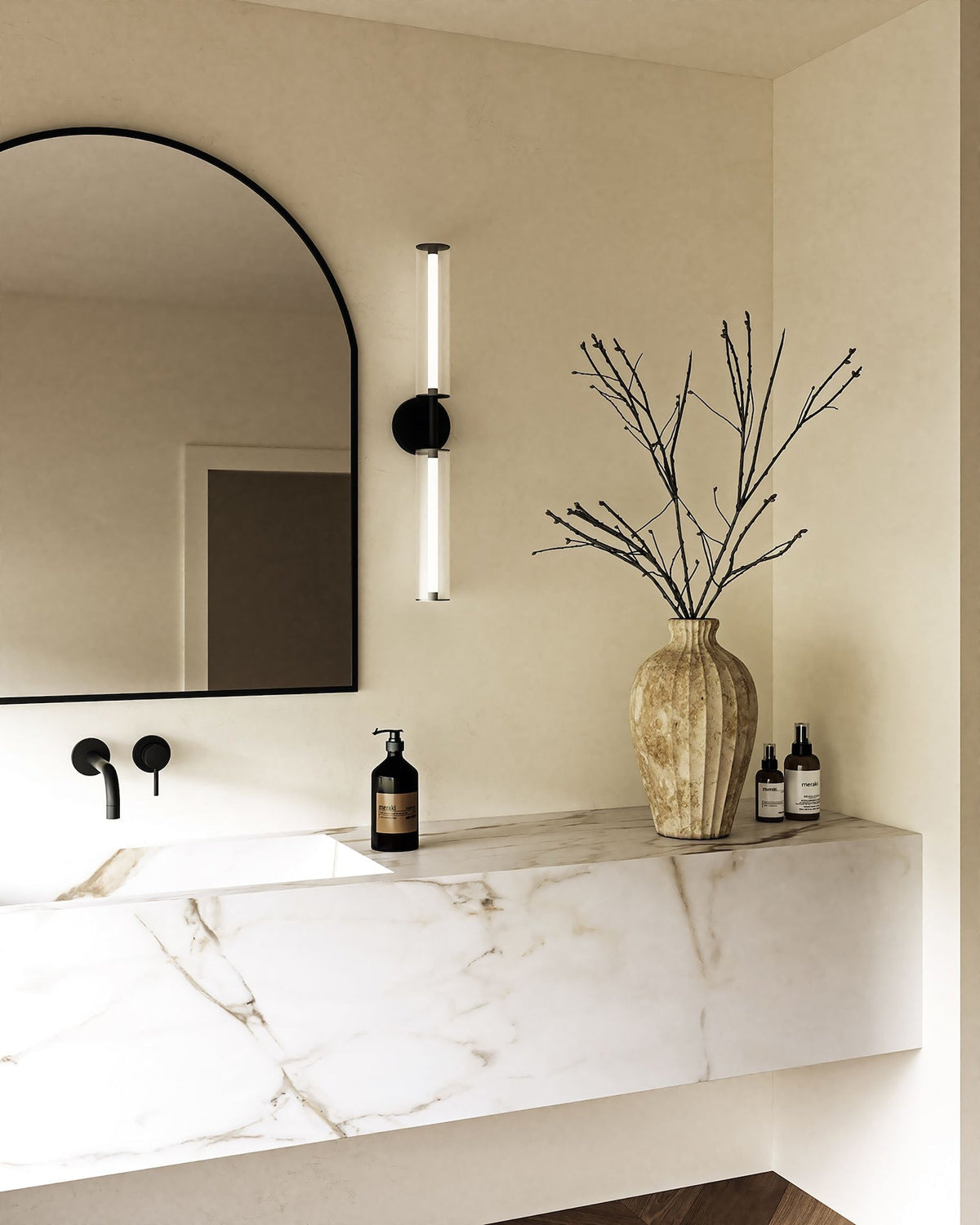 Braga 5-in Vanity Light, Black L6B3 - product image 6