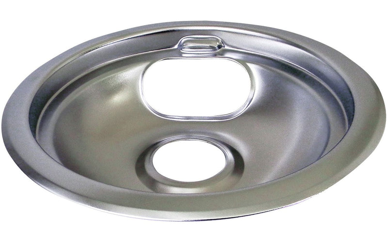 Chrome Drip Pan Shallow Draw, 6-in C6A3