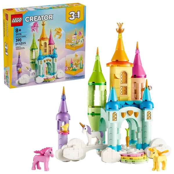 Creator 3-in-1 Unicorn Castle - 31175, 390-pcs, Ages 8+ J5Z2