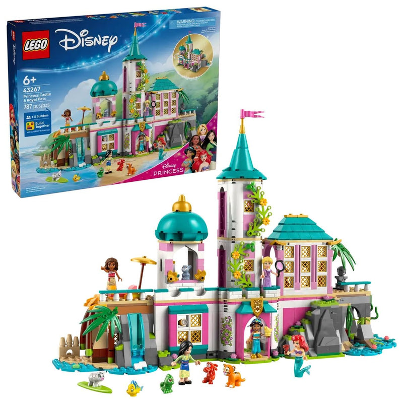 LEGO Princess Castle and Royal Pets - 43267, 787-pcs, Ages 6+ B8O6
