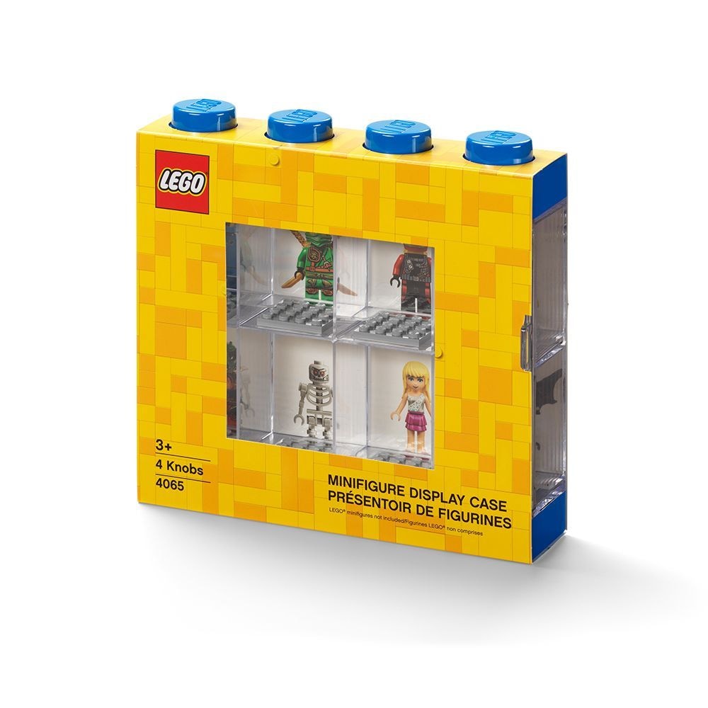 Minifigure Display Case for Up to 8 Figures, Red V9P5 - product image 1