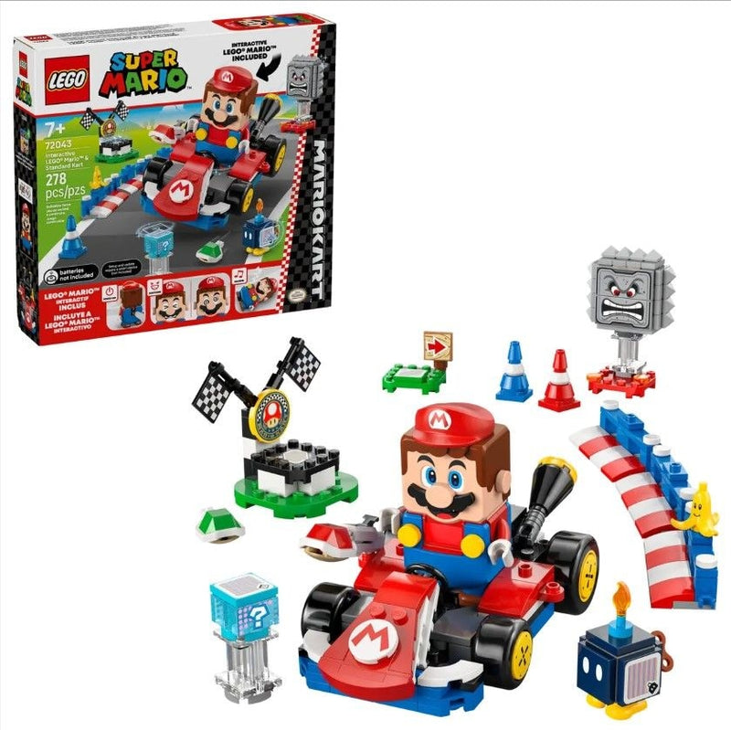 Super Mario Mario Kart – Interactive Mario & Standard Kart - 72043, 278-pcs, Ages 7+ I4I4