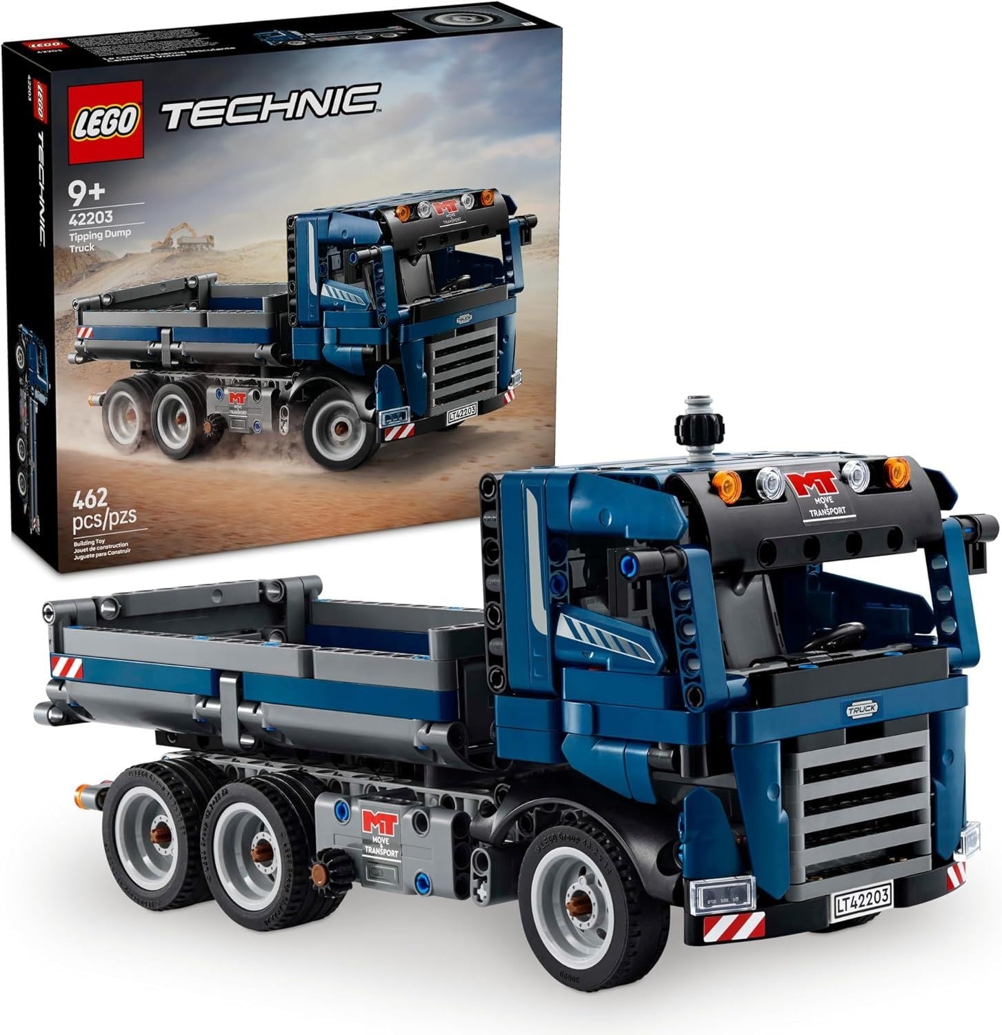 Technic Tipping Dump Truck Building Set - 42203, 462-pcs, Ages 9+ W7F2 - product image 1