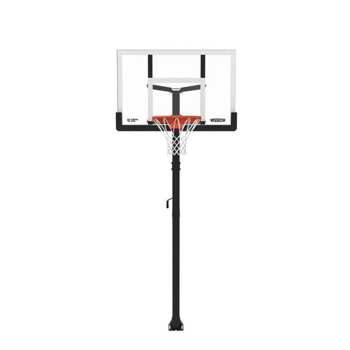 In-Ground Crank Adjust Bolt Down Outdoor Basketball Hoop, 50-in A7Q5 - product image 1