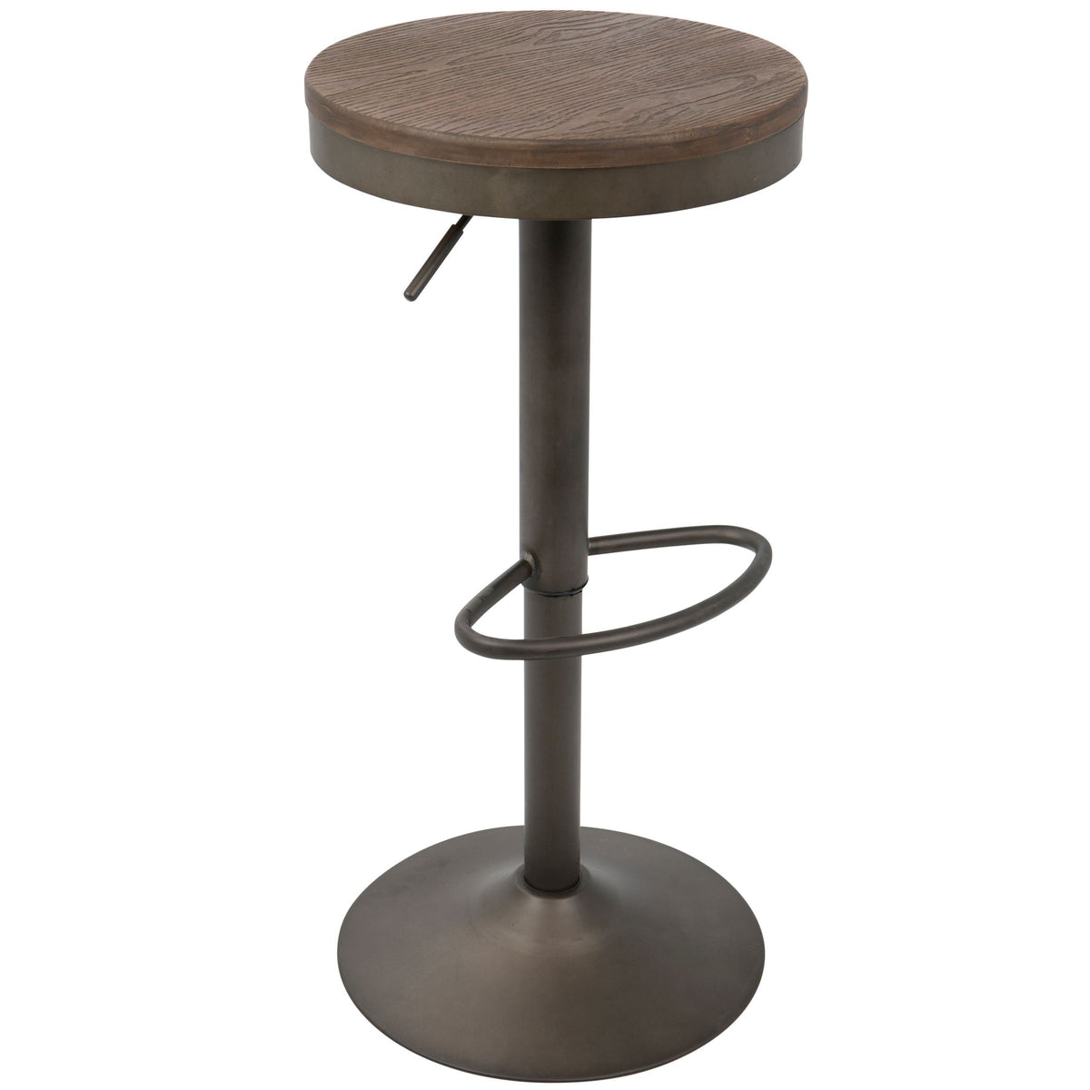 Dakota Adjustable Barstool, Brown, 2-pc C4I9 - product image 1