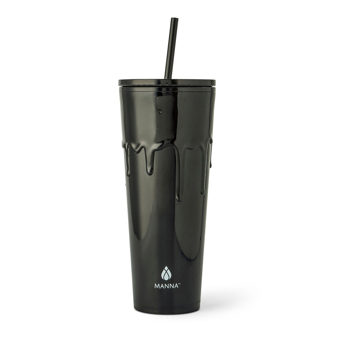 710-mL BPA-Free Black Slime Drip Textured Tumbler S0O4 - product image 1