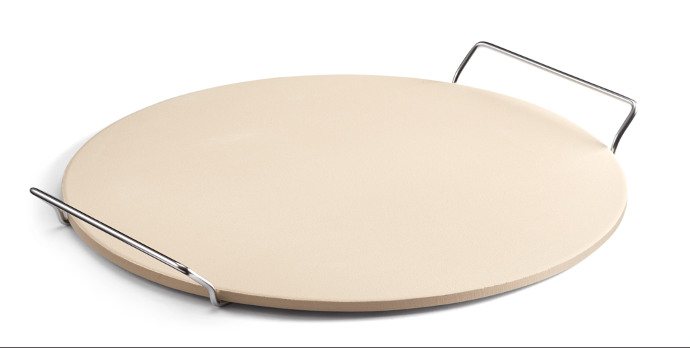 Ceramic Round Pizza Stone & Serving Rack, 15-in D8F1 - product image 3