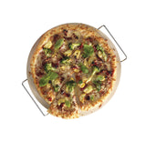 Ceramic Round Pizza Stone & Serving Rack, 15-in D8F1 - product image 5
