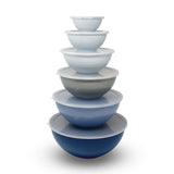 Mixing Bowl Set with Lids, Blue, 12-pc Z3P2 - product image 1
