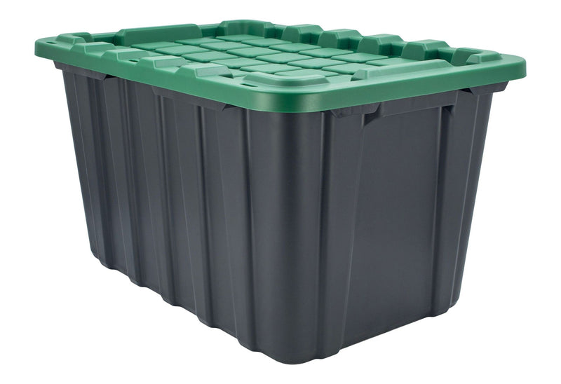 102-L Heavy-Duty Green/Black Tote I2A1