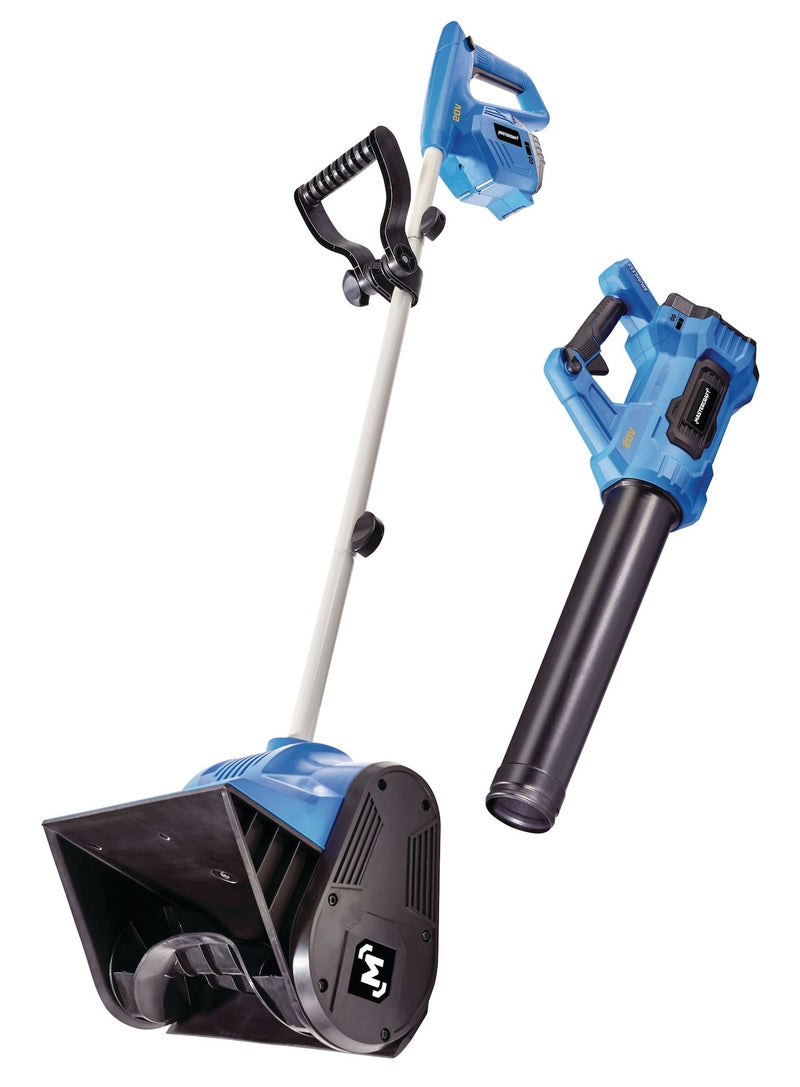 20V Brushless 5.0Ah Snow Shovel & Blower Combo Kit, PWR POD Compatible V4Y9