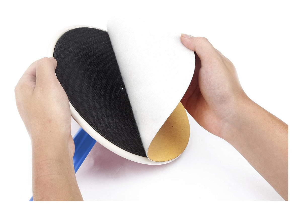 220-Grit Fine Hook & Loop Sandpaper Discs For Random Orbital Sander, 9-in, 10-pc N9V3 - product image 1
