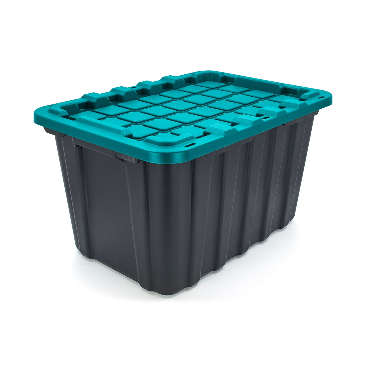 Heavy-Duty Storage Tote, 102-L, Teal G2J1 - product image 4