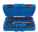 Mechanic's Tool Set with Case, Nickel-Plated, SAE/Metric, 62-pc X5P0 - product image 4