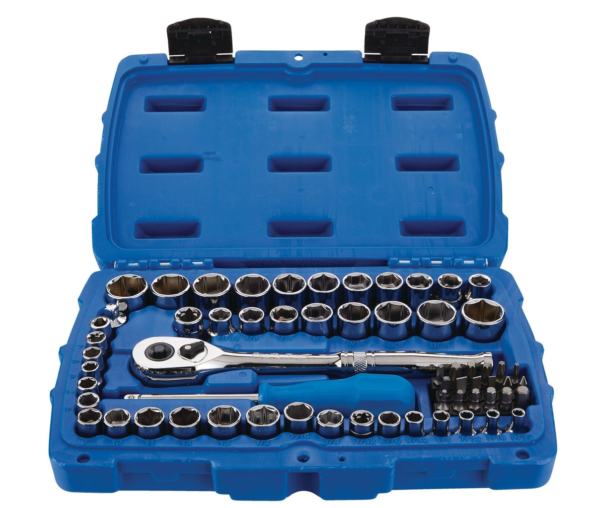 Mechanic's Tool Set with Case, Nickel-Plated, SAE/Metric, 62-pc X5P0 - product image 5