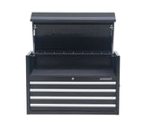 Powder-Coated Steel Tool Chest with Liners, Black, 36-in O3J8 - product image 1