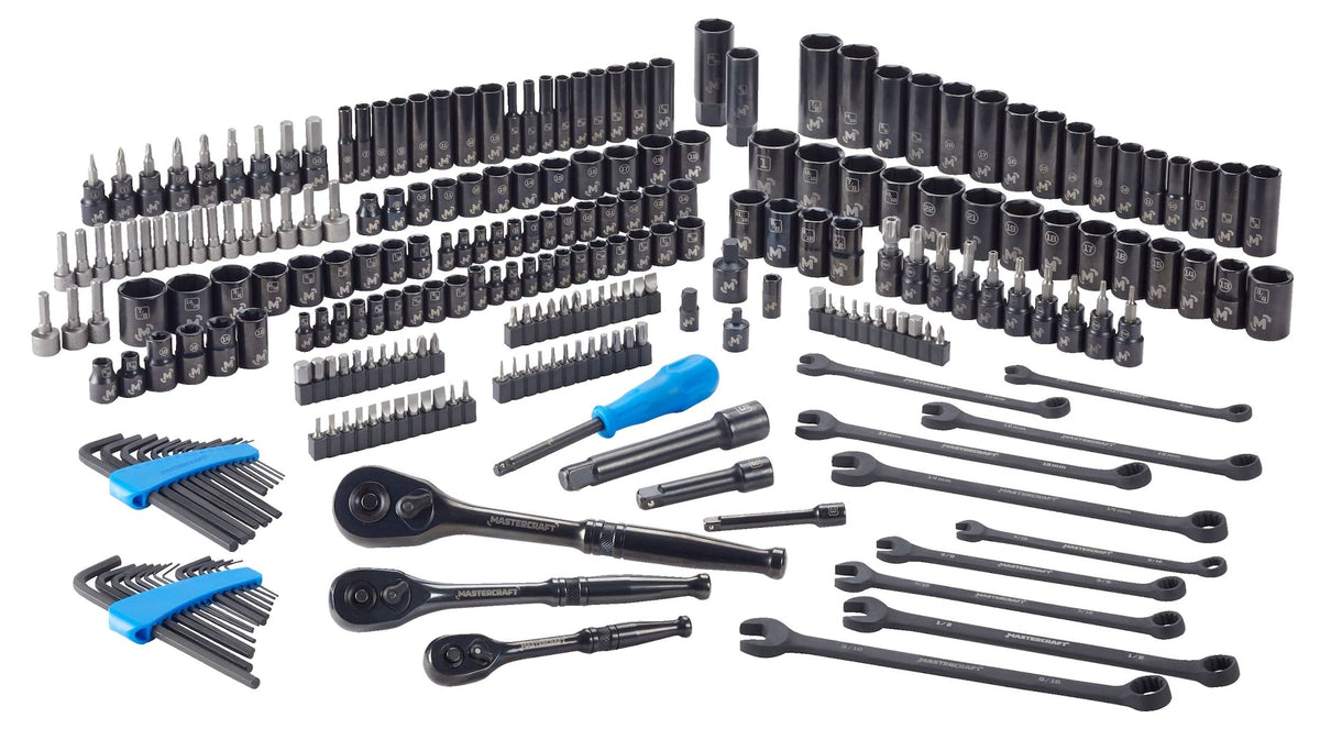 Socket Set, SAE/Metric, CRV, Black Steel Finish, 260-pc J8B5 - product image 4