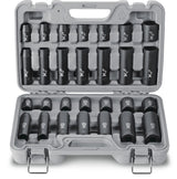 1/2-in Drive Professional Grade Impact Socket Set, 28-pc, CRMO N3S5 - product image 1