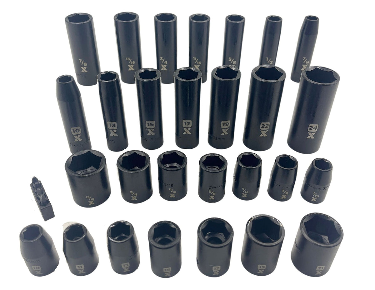 1/2-in Drive Professional Grade Impact Socket Set, 28-pc, CRMO N3S5 - product image 8