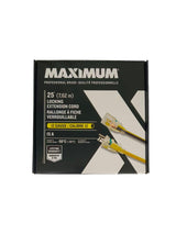 25-ft 12/3 Outdoor Extension Cord with Grounded Outlet, Lighted End and Locking Connector, Yellow/Black N0L3 - product image 2