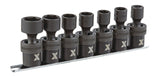 3/8-in Drive Swivel Impact Socket Set, 7-pc, Metric, CRMO Q6Q9 - product image 3