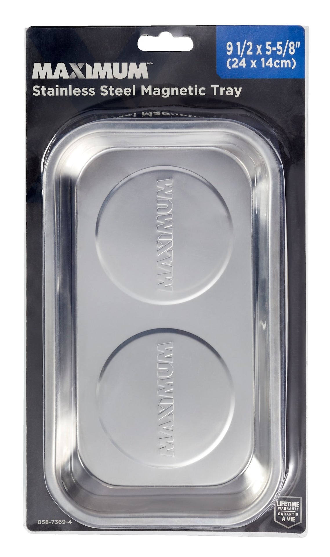 Magnetic Tool Rectangle Tray/Holder, Stainless Steel Y6D7 - product image 2