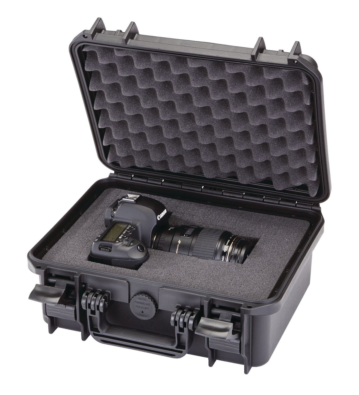 Portable IP67 Waterproof Storage Case with Foam Layers, Small, Black T6Z7 - product image 3