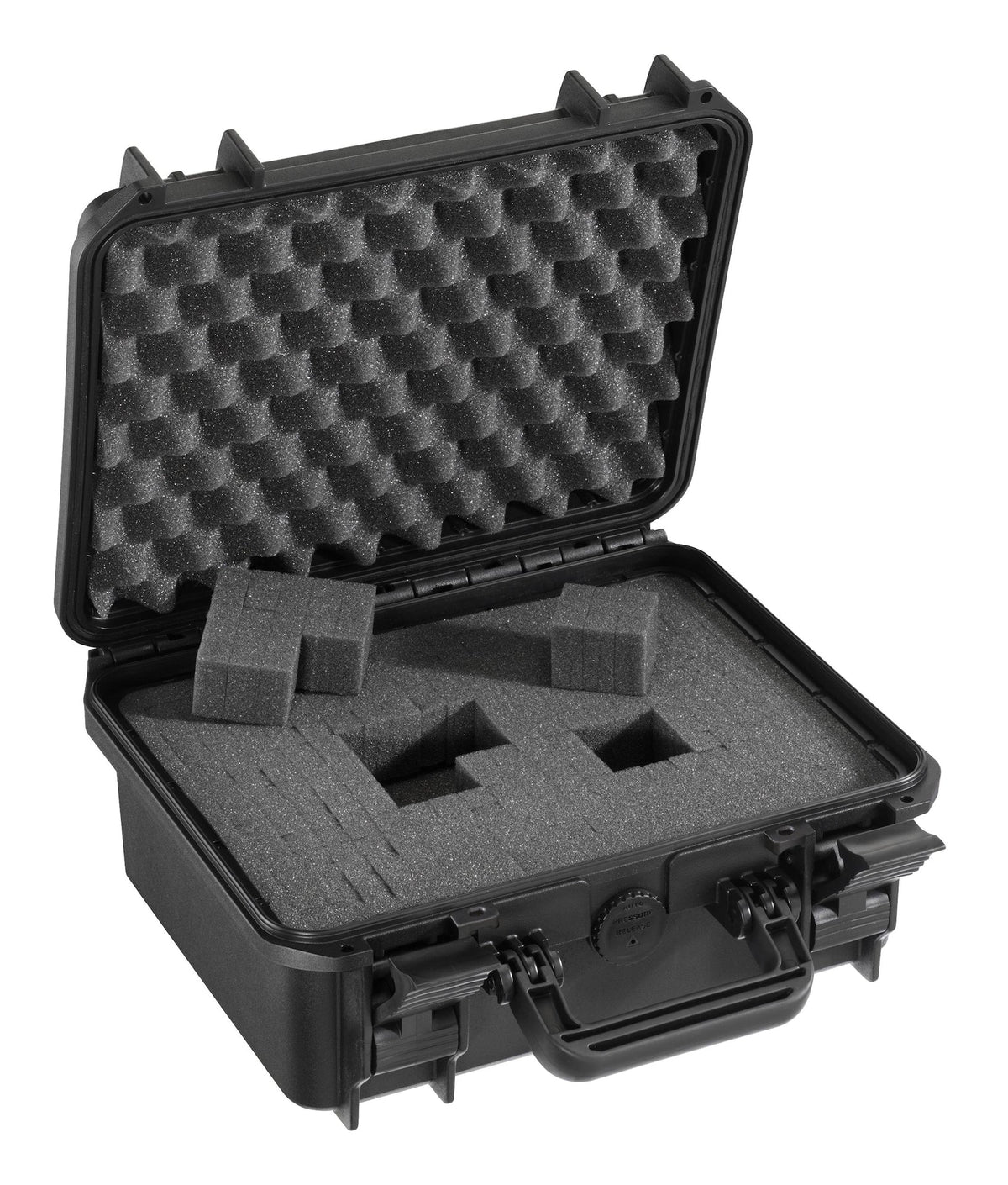 Portable IP67 Waterproof Storage Case with Foam Layers, Small, Black T6Z7 - product image 5