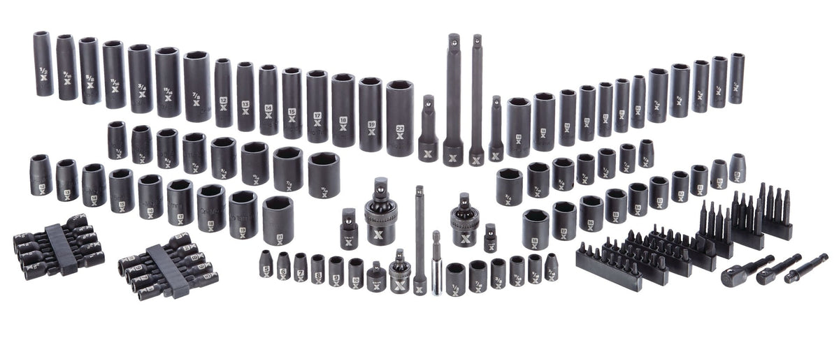Professional Grade Impact Socket Set, 150-pc, SAE / Metric, CRMO E6B5 - product image 7